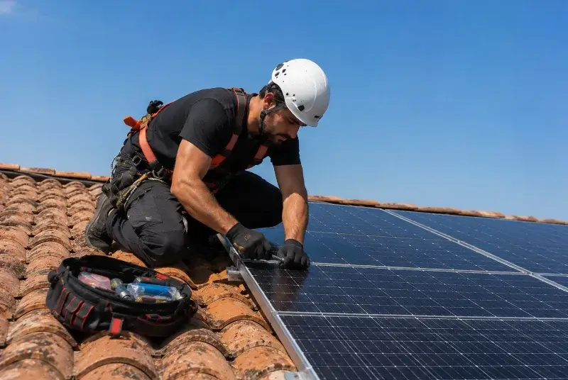 Maintenance et monitoring de panneaux solaires à Bédarrides